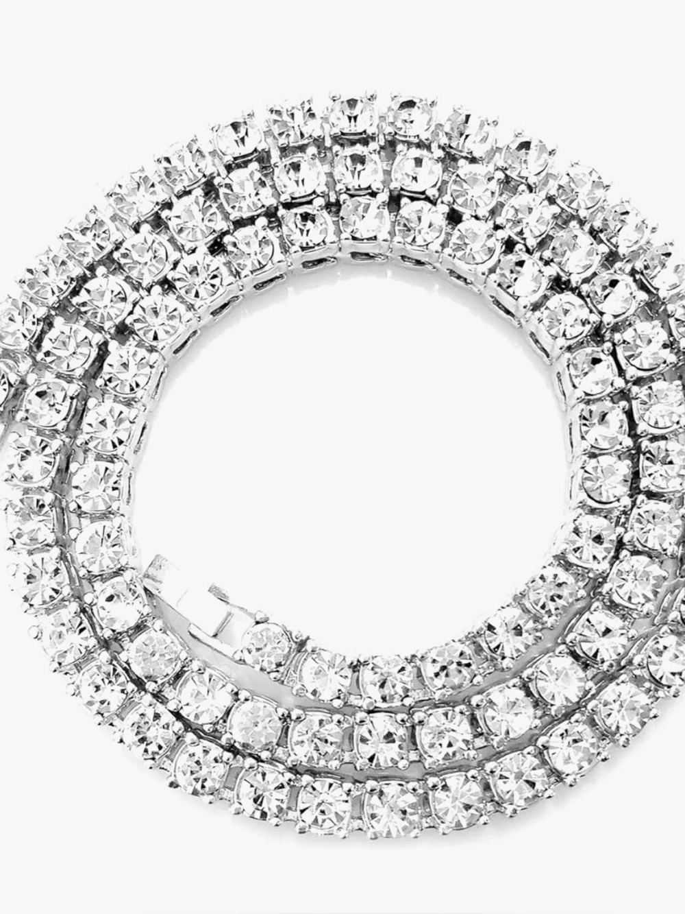 Silver Cuban Link Chain for Men Miami Cuban Link Chain Silver Cuban Chain 18"